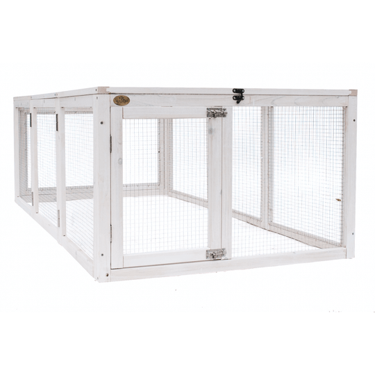 YES4PETS Chicken Coop Run Extension for rabbits, guinea pigs, ferrets, waterproof, affordable DIY cage, easy assembly.