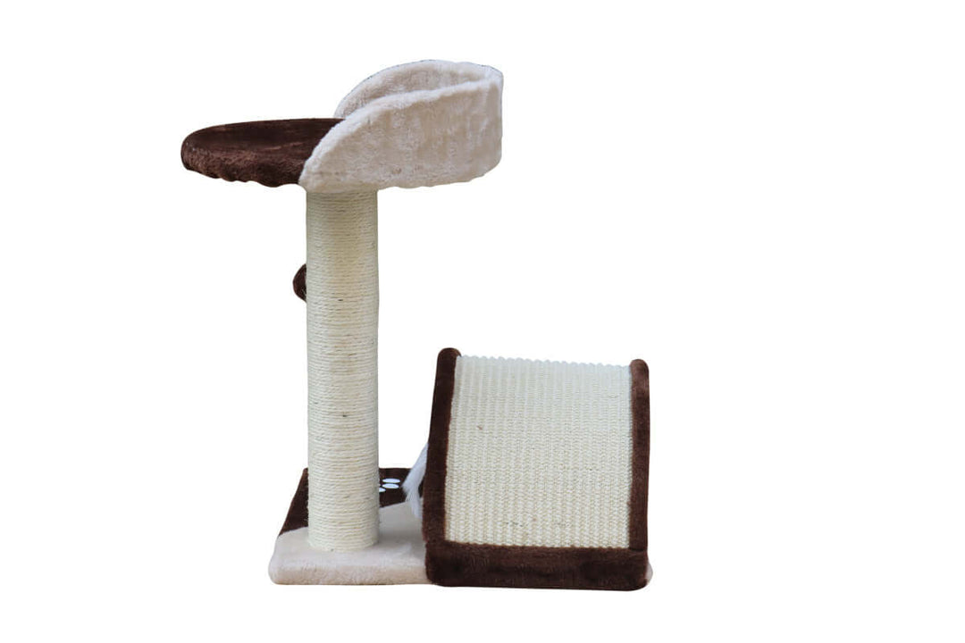 YES4PETS 50 cm Cat Scratching Post Tree, affordable quality climbing and scratching solution for cats in brown.