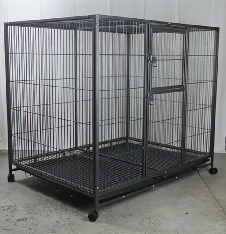 YES4PETS XXL Metal Pet Cage, portable dog cat rabbit kennel with wheels, affordable and quality design