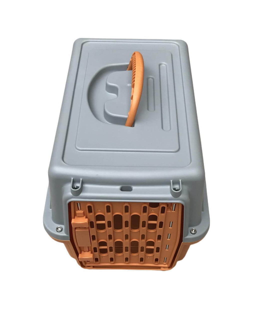 YES4PETS ergonomic orange small pet carrier crate with ventilation slots and secure latches, lightweight and affordable.