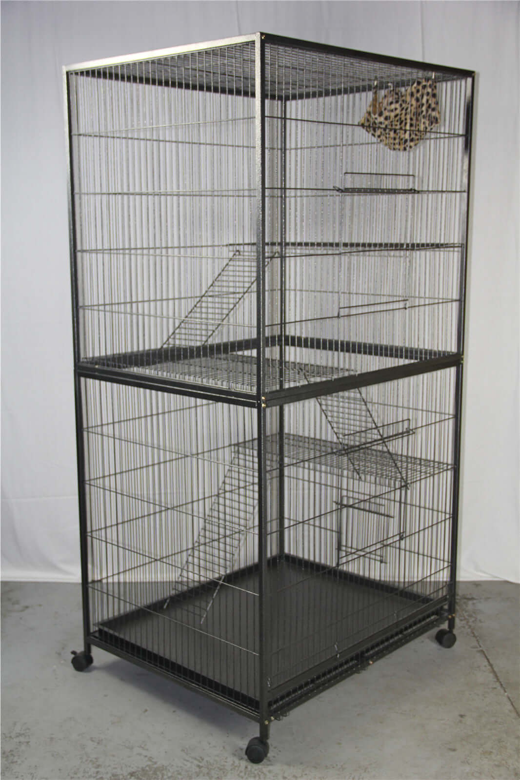 Large multi-level aviary cage for birds and small pets, durable wrought iron design, affordable quality housing