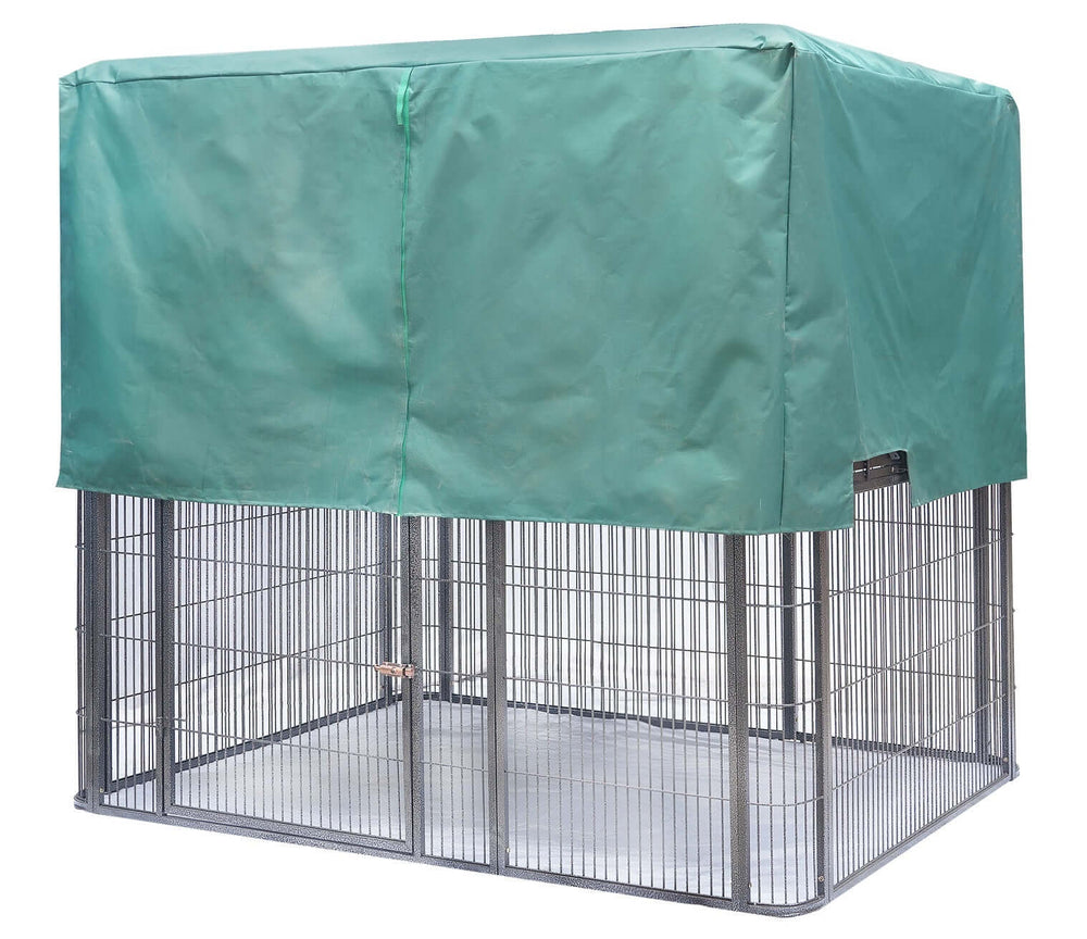 XXXL walk-in pet cage with green cover, perfect for birds, cats, dogs, and rabbits, sturdy and secure.