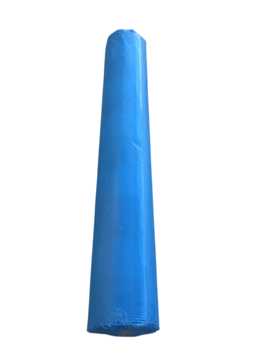 Roll of blue plastic covering material used for various DIY projects and protective applications.