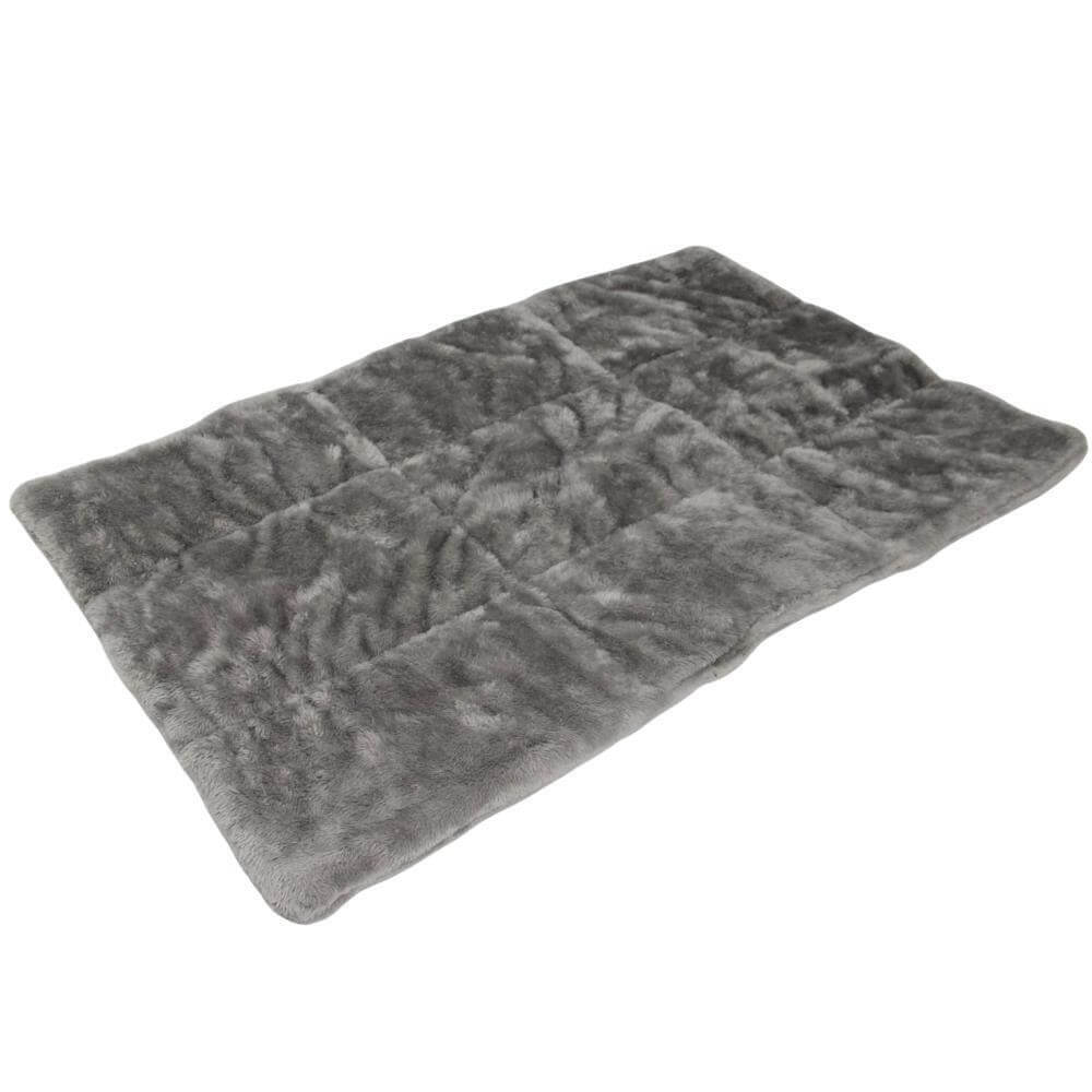 YES4PETS 24" washable dog bed mat, soft fleece cushion for pets, lightweight and affordable quality bedding.