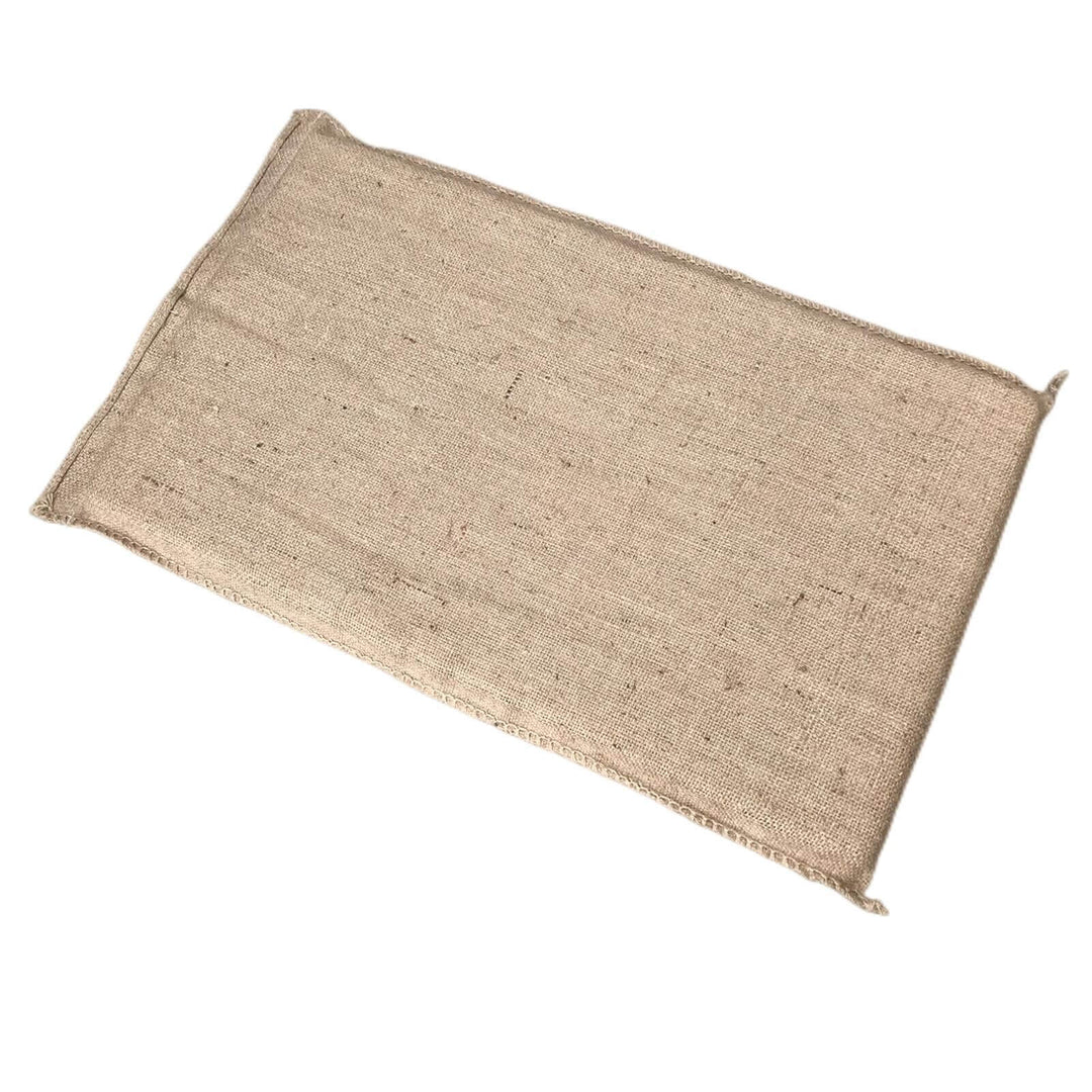 YES4PETS Mini Hessian Pet Bed Mat, eco-friendly jute fabric, hypoallergenic, and budget-friendly dog cushion.