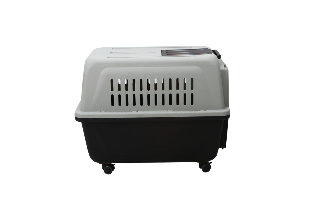 DSZ Product, feed-cond-new, feed-sl-DSZ Freight Payable, newYes4Pets Large Plastic Kennels Pet Carrier Dog Cat Cage Crate With Handle And Wheel Black - Premium Pet Care > Dog Supplies > Dog Kennels from Yes4Pets ! Shop Online Buy Now at S & D's Value Store Family Business Best Customer ServiceDSZ Product, feed-cond-new, feed-sl-DSZ Freight Payable, new