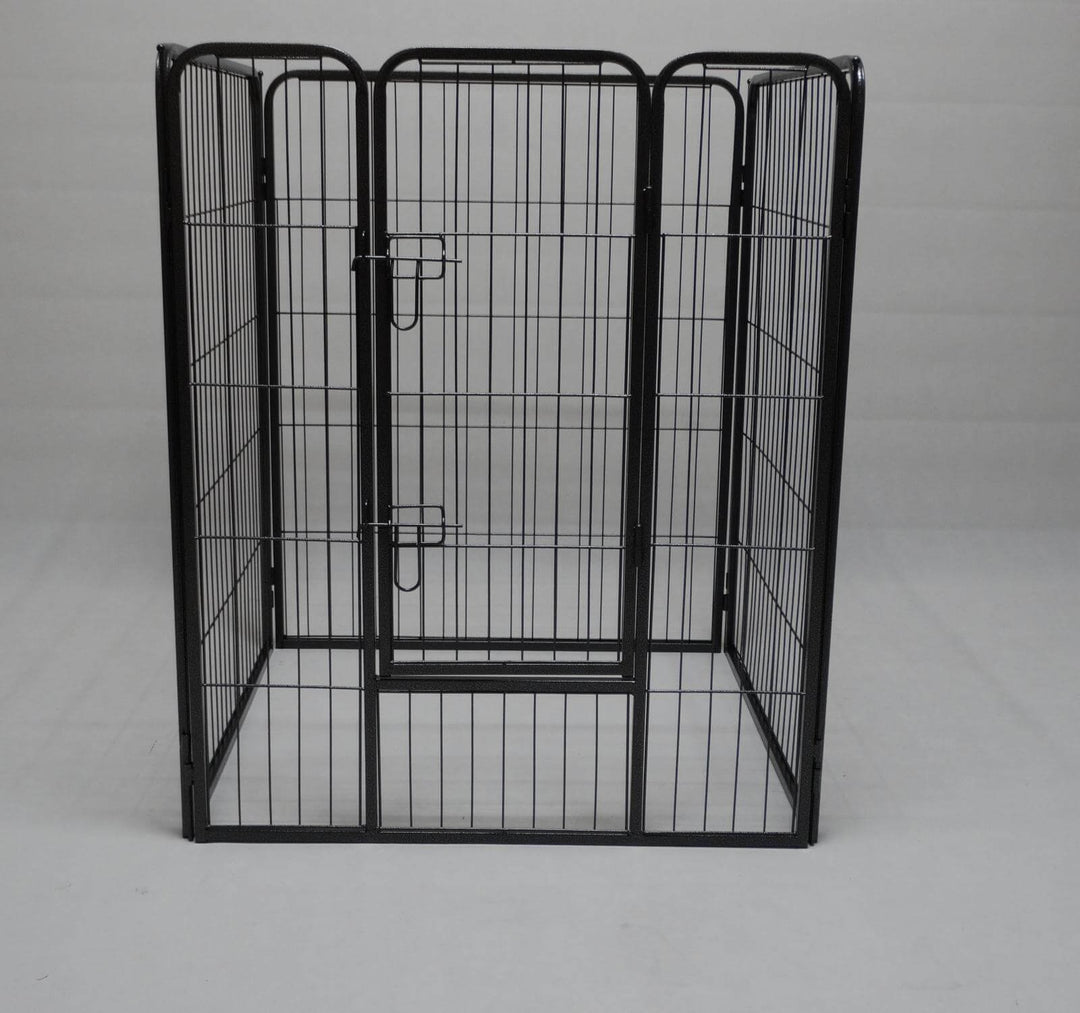 YES4PETS 4-panel heavy duty pet playpen with door for dogs, cats, and rabbits - affordable and DIY-friendly.