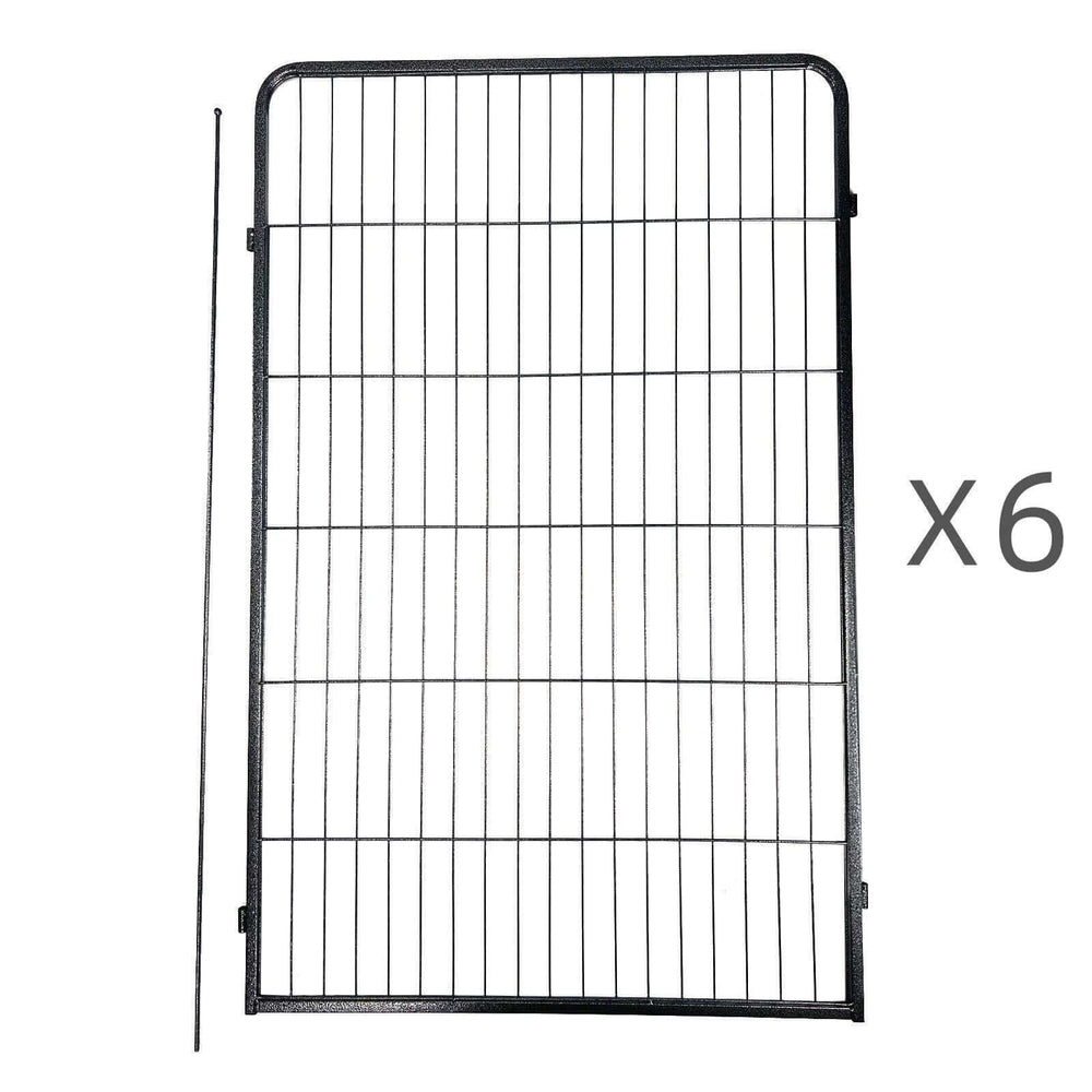 YES4PETS 6 panel heavy duty playpen fence for pets, easy to set up and foldable, affordable quality for dogs and rabbits.