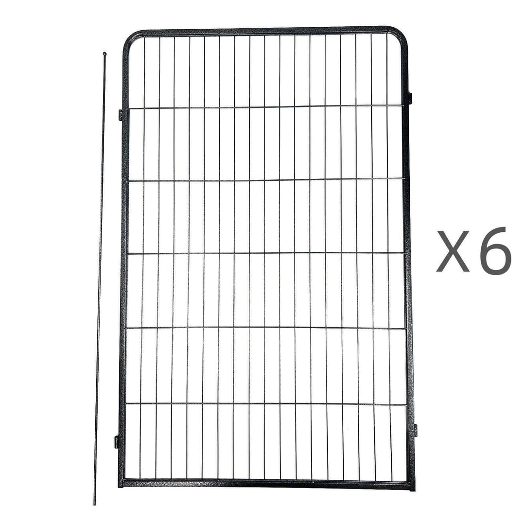 YES4PETS 6 panel heavy duty playpen fence for pets, easy to set up and foldable, affordable quality for dogs and rabbits.