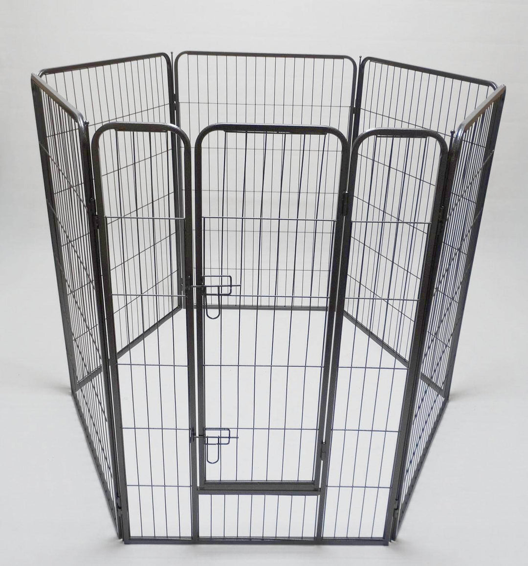 YES4PETS 6-panel heavy-duty pet playpen fence with door, perfect for dogs, cats, and rabbits.