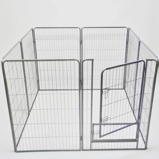 YES4PETS 150 cm heavy-duty pet exercise playpen, foldable design for easy storage and transport.