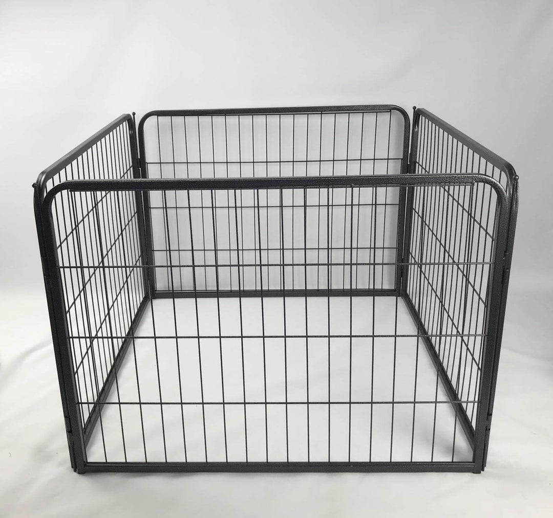 YES4PETS heavy-duty 4-panel playpen for pets, offering a secure and safe play area, ideal for dogs and rabbits.