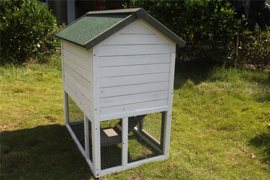 YES4PETS XL Double Storey Rabbit Hutch for Guinea Pig and Ferret, durable and affordable small animal home.