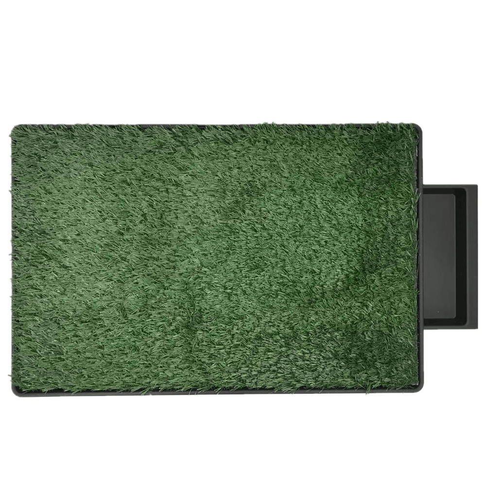 YES4PETS XL Indoor Dog Potty Training Mat with realistic grass for easy indoor pet bathroom solution.