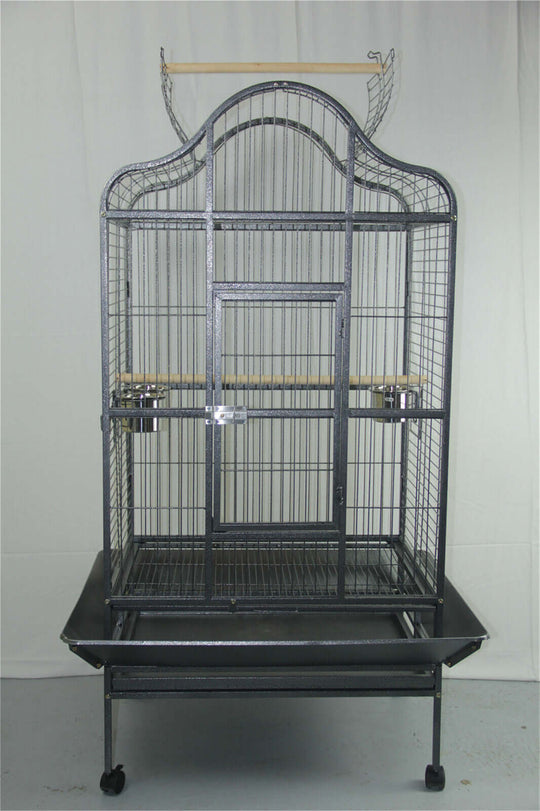 YES4PETS 180cm large bird cage for parrots, durable wrought iron design, spacious and affordable aviary.