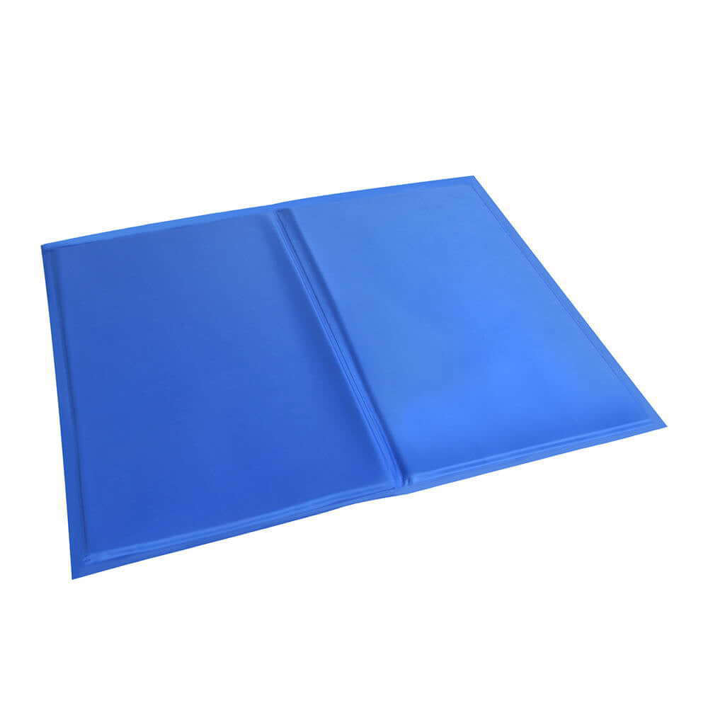 YES4PETS blue gel cooling mat for pets, non-toxic and easy to use, ideal for summer comfort, 50 x 40 cm size.