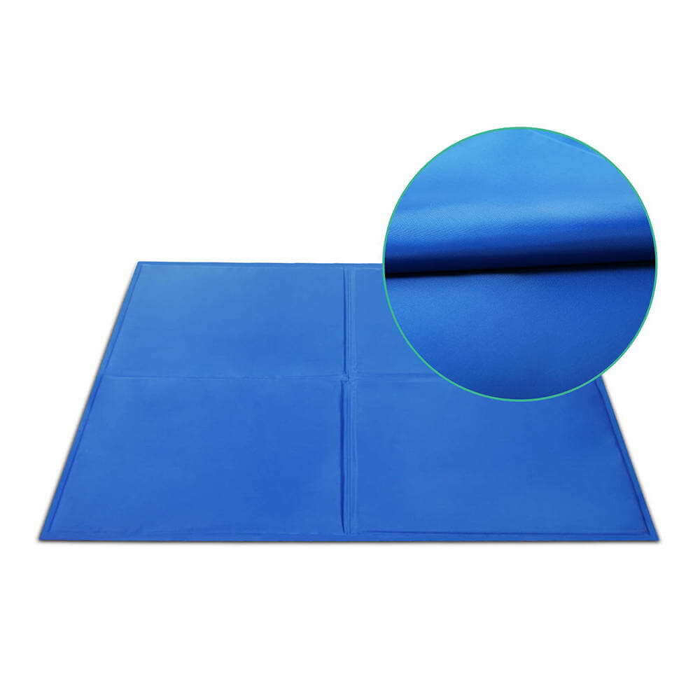 XXL Non-Toxic Blue Gel Mat for Dogs and Cats, Cooling Summer Pad 80 x 95 cm, Affordable Pet Comfort Solution.