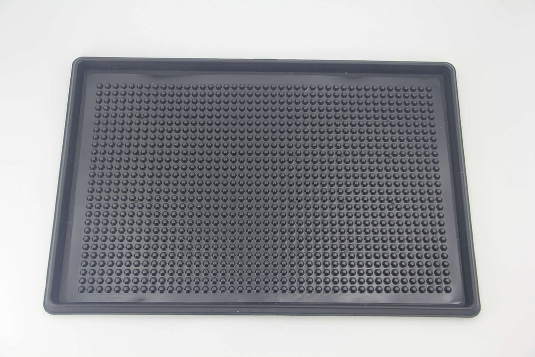 YES4PETS black removable waste tray for indoor dog toilet, easy to clean and perfect for potty training.