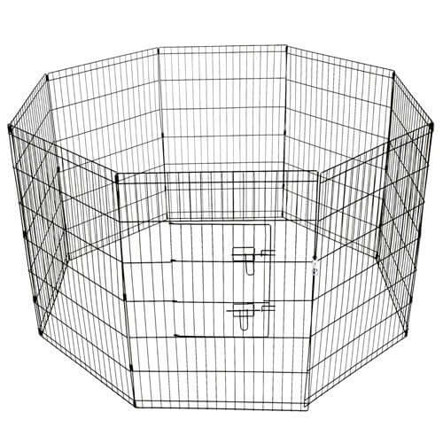 Affordable 36' dog rabbit playpen exercise fence with cover, perfect for pets with quality and durable design.