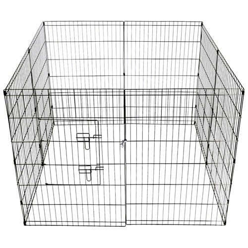 Affordable and quality 36' dog rabbit playpen exercise fence, versatile and easy to configure for pets.