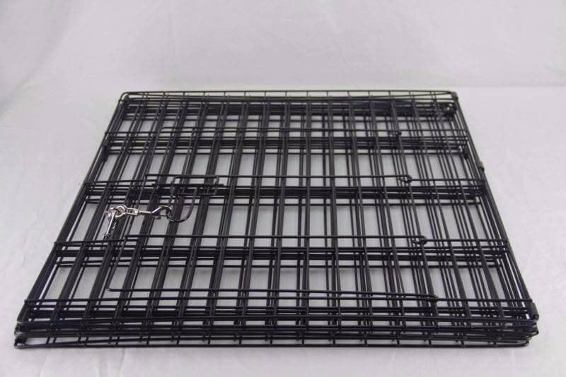 Durable black wire pet playpen panel, ideal for creating a safe, affordable, and quality exercise area for pets.