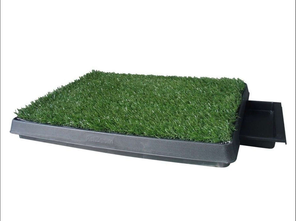 YES4PETS Indoor Dog Potty Training Mat with artificial grass for pet comfort and easy cleaning.