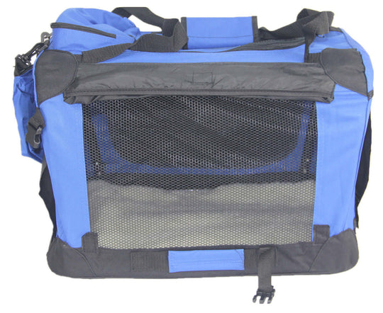 DSZ Product, feed-cond-new, feed-sl-DSZ Freight Payable, newYes4Pets Small Foldable Pet Soft Dog Cat Puppy Rabbit Crate Bag With Curtain - Blue - Premium Pet Care > Cat Supplies > Cat Carriers & Crates from Yes4Pets ! Shop Online Buy Now at S & D's Value Store Family Business Best Customer ServiceDSZ Product, feed-cond-new, feed-sl-DSZ Freight Payable, new