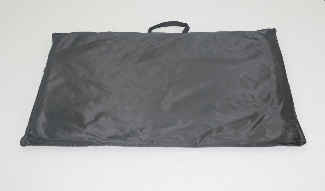 Foldable black pet playpen carrying bag for easy transport and storage of YES4PETS playpen.