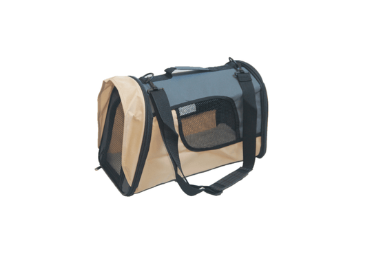 Affordable YES4PETS small pet carrier for dogs, cats, and small animals. Portable, foldable, and durable design with mesh ventilation.