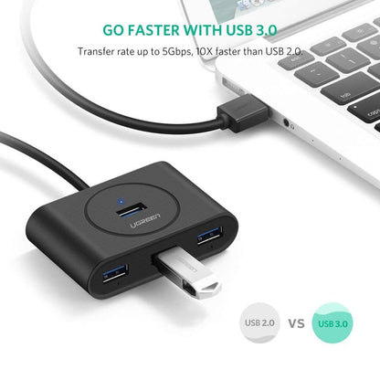 feed-availability-in_stock, feed-cond-new, feed-sl-free shipping, free-shippingUGREEN USB 3.0 4 Ports Hub Black 50CM (20290) - Premium Electronics > Computer Accessories from S & D's Value Store - Just $27! Shop now at S & D's Value Store