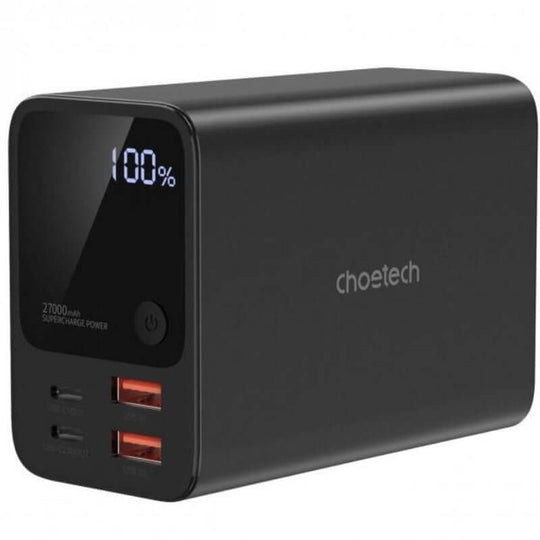 باور بانك CHOETECH B635 Dual PD 100W 27000 mAh