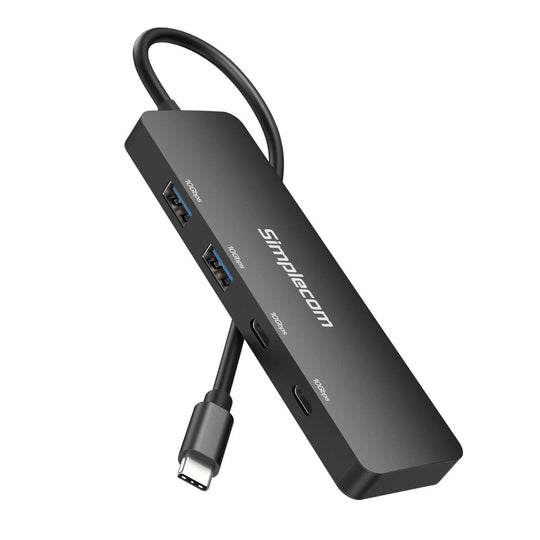 موزع Simplecom CH392 USB 3.2 Gen2 USB-C 4 منافذ بسرعة 10 جيجابت في الثانية (2x USB-A و2x USB-C)