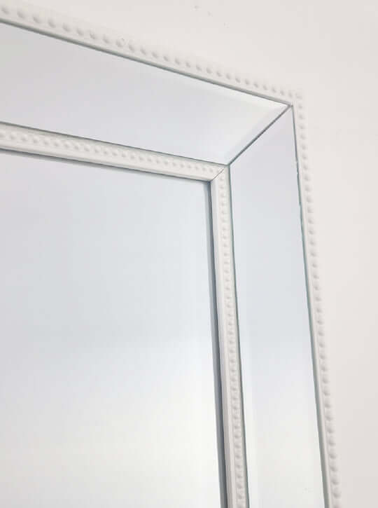 DSZ Product, feed-cond-new, feed-sl-DSZ Freight Payable, newMedium White Beaded Framed Mirror - 70Cm X 170Cm - Premium Home & Garden > Decor > Mirrors from Style By Inspiration ! Shop Online Buy Now at S & D's Value Store Family Business Best Customer ServiceDSZ Product, feed-cond-new, feed-sl-DSZ Freight Payable, new