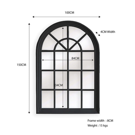 DSZ Product, feed-cond-new, feed-sl-DSZ Freight Payable, newWindow Style Mirror - Black Arch 100 Cm X 150 Cm - Premium Home & Garden > Decor > Mirrors from Style By Inspiration ! Shop Online Buy Now at S & D's Value Store Family Business Best Customer ServiceDSZ Product, feed-cond-new, feed-sl-DSZ Freight Payable, new