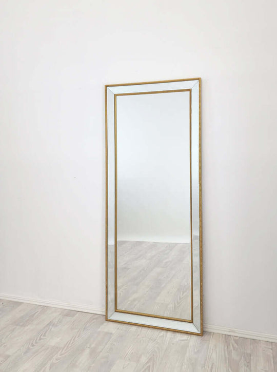 DSZ Product, feed-cond-new, feed-sl-DSZ Freight Payable, newMedium Gold Beaded Framed Mirror - 70Cm X 170Cm - Premium Home & Garden > Decor > Mirrors from Style By Inspiration ! Shop Online Buy Now at S & D's Value Store Family Business Best Customer ServiceDSZ Product, feed-cond-new, feed-sl-DSZ Freight Payable, new