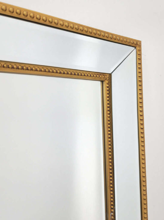 DSZ Product, feed-cond-new, feed-sl-DSZ Freight Payable, newMedium Gold Beaded Framed Mirror - 70Cm X 170Cm - Premium Home & Garden > Decor > Mirrors from Style By Inspiration ! Shop Online Buy Now at S & D's Value Store Family Business Best Customer ServiceDSZ Product, feed-cond-new, feed-sl-DSZ Freight Payable, new