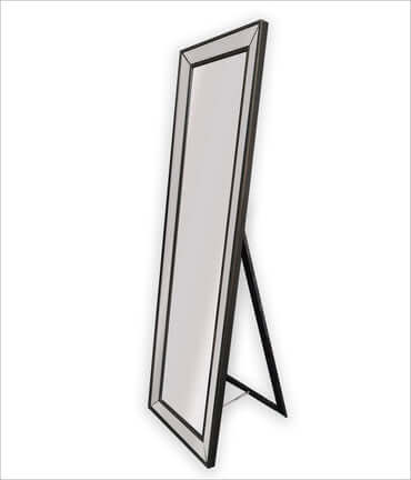 DSZ Product, feed-cond-new, feed-sl-DSZ Freight Payable, newBlack Beaded Framed Mirror - Free Standing 50Cm X 170Cm - Premium Home & Garden > Decor > Mirrors from Style By Inspiration ! Shop Online Buy Now at S & D's Value Store Family Business Best Customer ServiceDSZ Product, feed-cond-new, feed-sl-DSZ Freight Payable, new