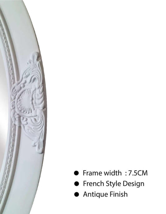 DSZ Product, feed-cond-new, feed-sl-DSZ Freight Payable, newFrench Provincial Ornate Round Mirror - White - Premium Home & Garden > Decor > Mirrors from Style By Inspiration ! Shop Online Buy Now at S & D's Value Store Family Business Best Customer ServiceDSZ Product, feed-cond-new, feed-sl-DSZ Freight Payable, new