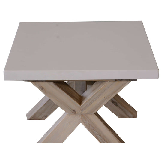 DSZ Product, feed-cond-new, feed-sl-DSZ Freight Payable, newStony 60Cm Square Lamp Table With Concrete Top - White - Premium Home & Garden > Shading > Umbrellas & Sunshades from Divano ! Shop Online Buy Now at S & D's Value Store Family Business Best Customer ServiceDSZ Product, feed-cond-new, feed-sl-DSZ Freight Payable, new