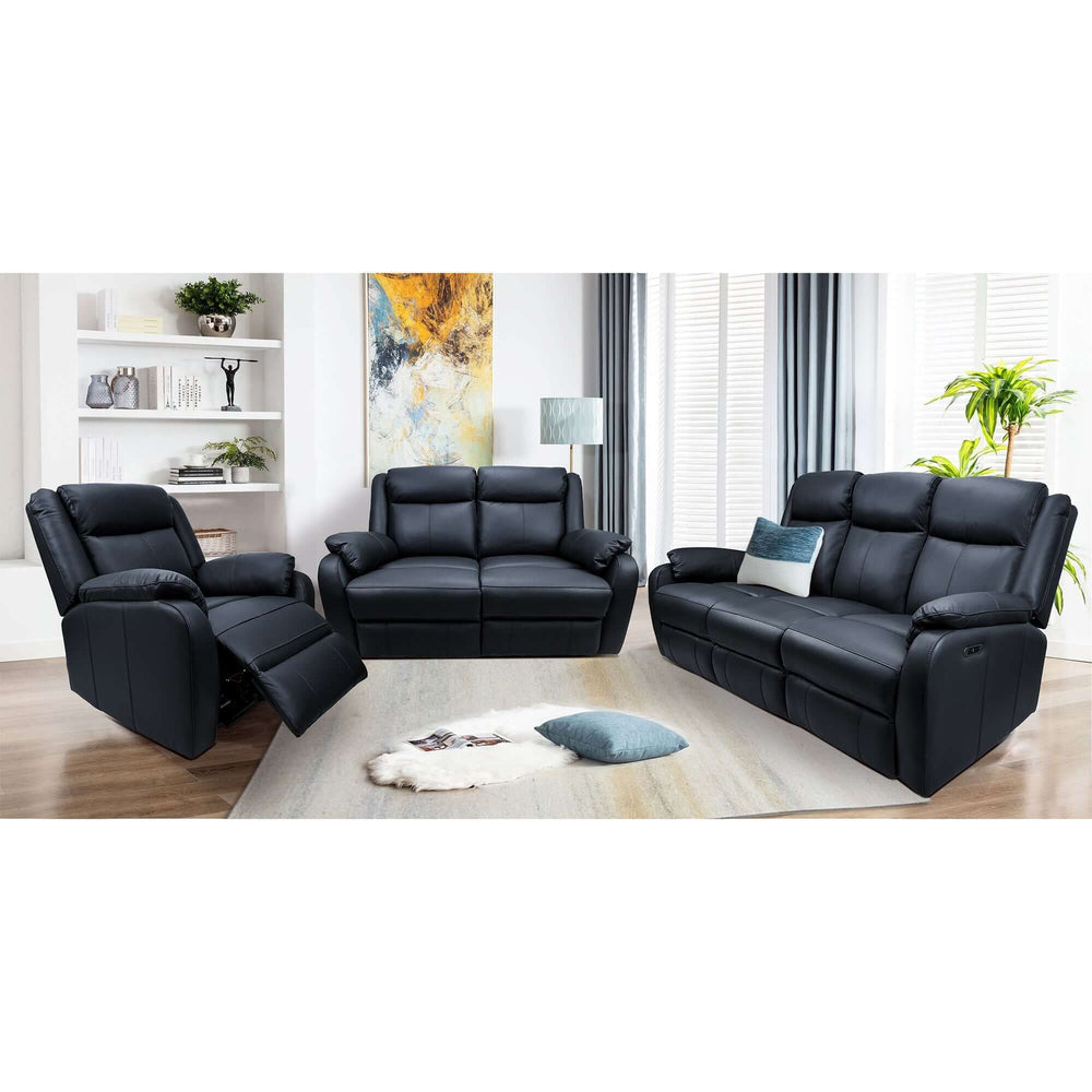 DSZ Product, feed-cond-new, feed-sl-DSZ Freight Payable, newBella 1 Seater Electric Recliner Genuine Leather Upholstered Lounge - Black - Premium Furniture > Bar Stools & Chairs > Arm Chairs & Recliners from Divano ! Shop Online Buy Now at S & D's Value Store Family Business Best Customer ServiceDSZ Product, feed-cond-new, feed-sl-DSZ Freight Payable, new