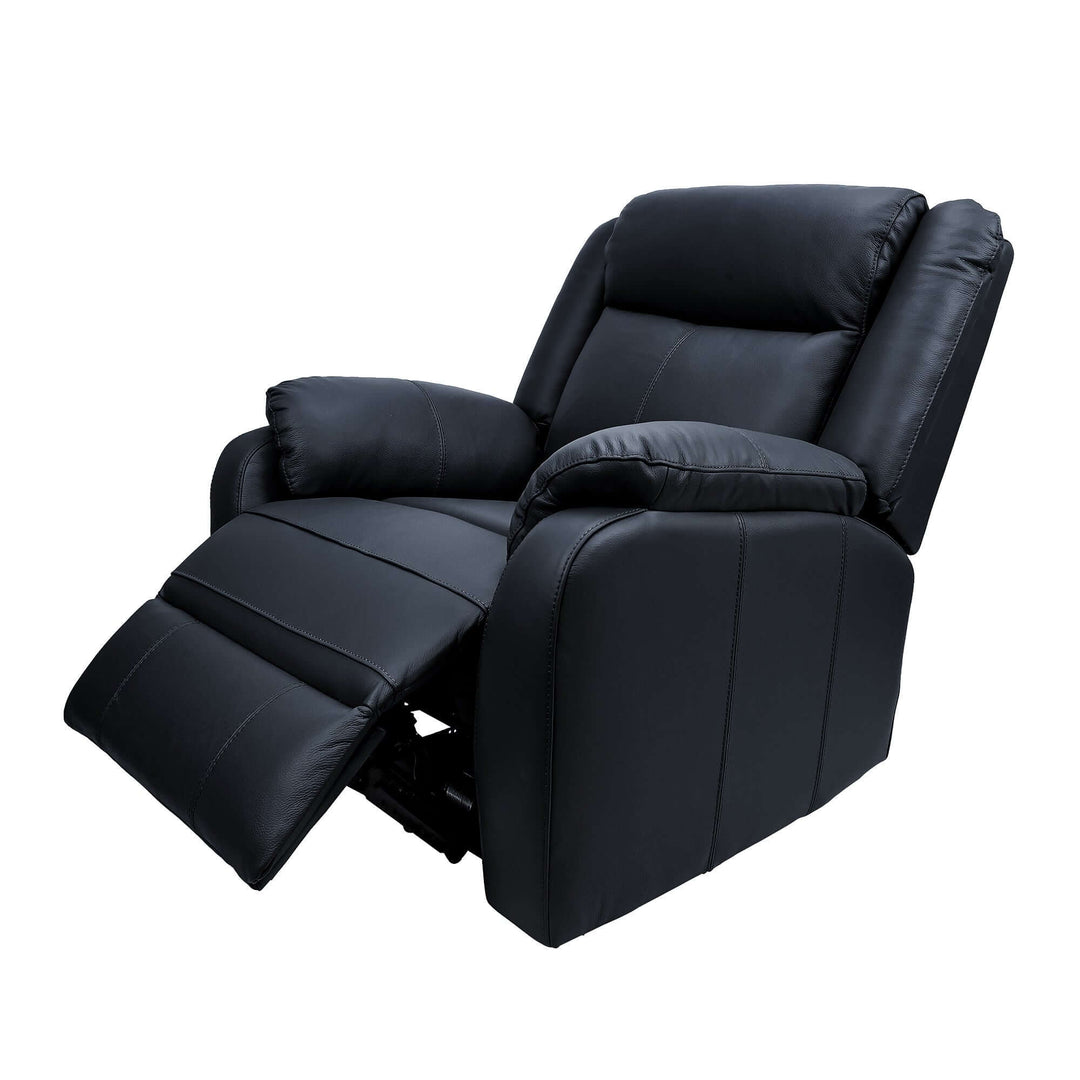 DSZ Product, feed-cond-new, feed-sl-DSZ Freight Payable, newBella 1 Seater Electric Recliner Genuine Leather Upholstered Lounge - Black - Premium Furniture > Bar Stools & Chairs > Arm Chairs & Recliners from Divano ! Shop Online Buy Now at S & D's Value Store Family Business Best Customer ServiceDSZ Product, feed-cond-new, feed-sl-DSZ Freight Payable, new