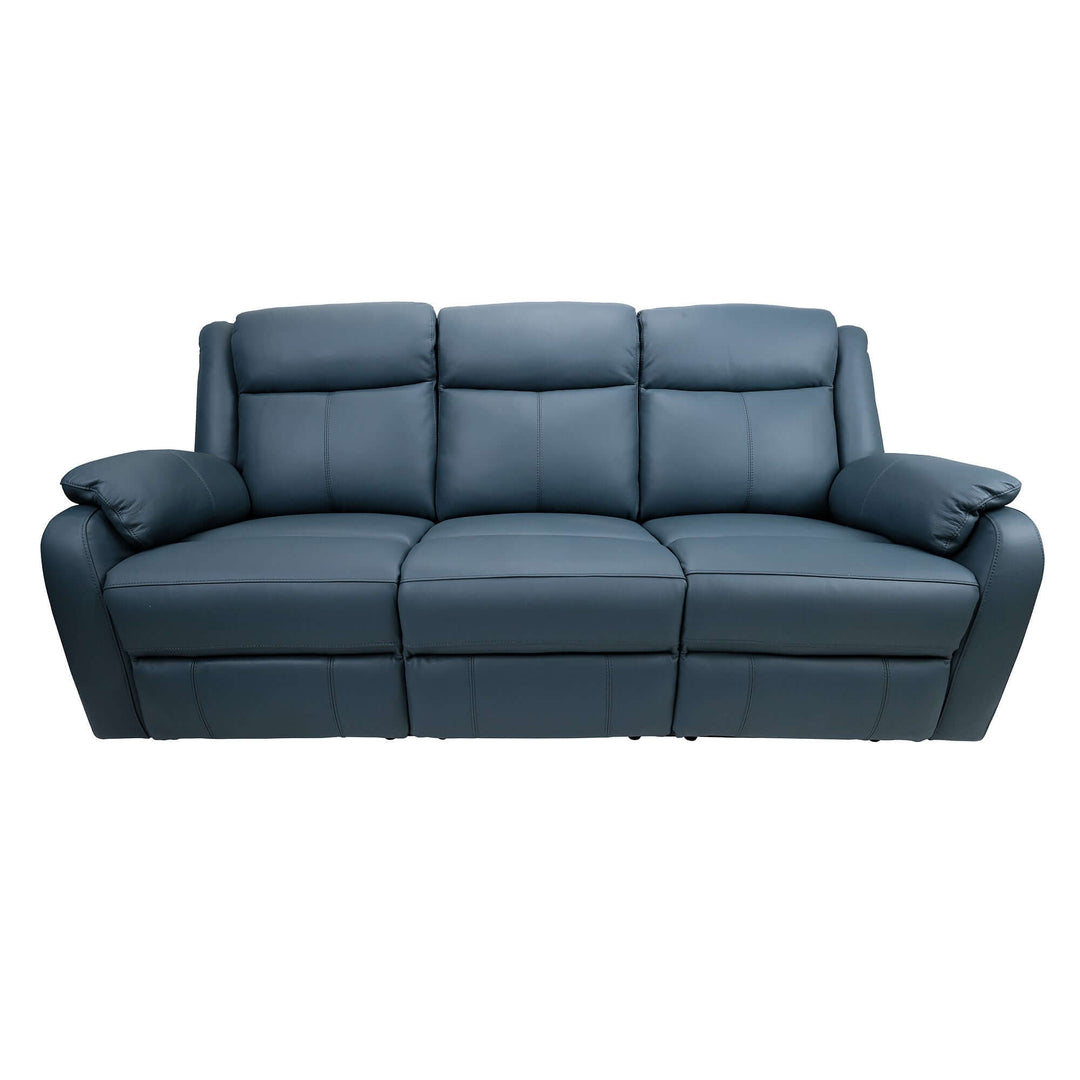 DSZ Product, feed-cond-new, feed-sl-DSZ Freight Payable, newBella 3 Seater Electric Recliner Genuine Leather Upholstered Lounge - Blue - Premium Furniture > Bar Stools & Chairs > Arm Chairs & Recliners from Divano ! Shop Online Buy Now at S & D's Value Store Family Business Best Customer ServiceDSZ Product, feed-cond-new, feed-sl-DSZ Freight Payable, new