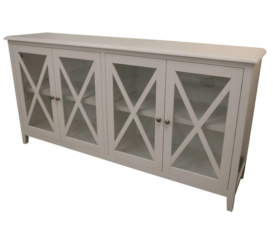 DSZ Product, feed-cond-new, feed-sl-DSZ Freight PayableDaisy Buffet Table 180cm 4 Glass Door Solid Acacia Wood Hampton Furniture -White - Premium Furniture > Dining > Dining Tables from Divano ! Shop Online Buy Now at S & D's Value Store Family Business Best Customer ServiceDSZ Product, feed-cond-new, feed-sl-DSZ Freight Payable