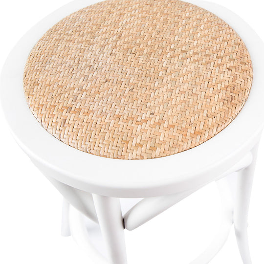 DSZ Product, feed-cond-new, feed-sl-DSZ Freight Payable, newAster Round Bar Stools Dining Stool Chair Solid Birch Timber Rattan Seat White - Premium Furniture > Bar Stools & Chairs > Table & Bar Stools from Divano ! Shop Online Buy Now at S & D's Value Store Family Business Best Customer ServiceDSZ Product, feed-cond-new, feed-sl-DSZ Freight Payable, new