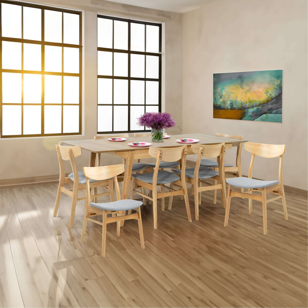 DSZ Product, feed-cond-new, feed-sl-DSZ Freight PayableCusco 9pc Set Dining Set 150 - 190cm Extendable Table 8 Chair Scandinavian Style - Premium Furniture > Dining > Dining Set from Divano ! Shop Online Buy Now at S & D's Value Store Family Business Best Customer ServiceDSZ Product, feed-cond-new, feed-sl-DSZ Freight Payable