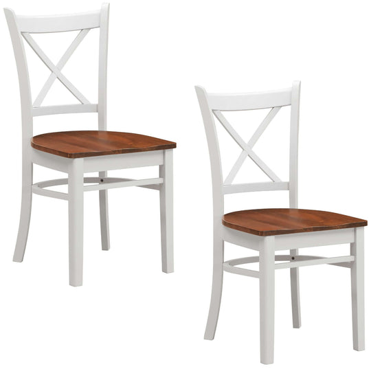 DSZ Product, feed-cond-new, feed-sl-DSZ Freight PayableLupin Dining Chair Set of 2 Crossback Solid Rubber Wood Furniture - White Oak - Premium Furniture > Dining > Dining Set from Divano ! Shop Online Buy Now at S & D's Value Store Family Business Best Customer ServiceDSZ Product, feed-cond-new, feed-sl-DSZ Freight Payable