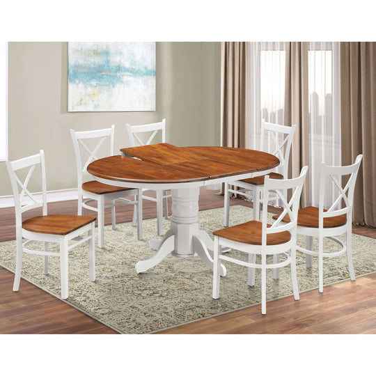 DSZ Product, feed-cond-new, feed-sl-DSZ Freight PayableLupin Dining Chair Set of 2 Crossback Solid Rubber Wood Furniture - White Oak - Premium Furniture > Dining > Dining Set from Divano ! Shop Online Buy Now at S & D's Value Store Family Business Best Customer ServiceDSZ Product, feed-cond-new, feed-sl-DSZ Freight Payable