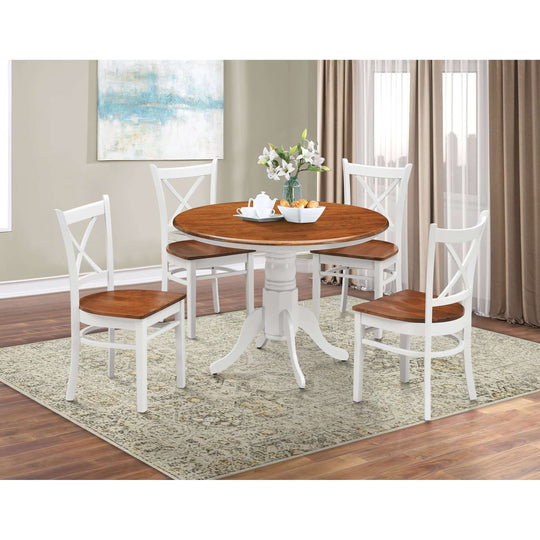 DSZ Product, feed-cond-new, feed-sl-DSZ Freight PayableLupin Dining Chair Set of 2 Crossback Solid Rubber Wood Furniture - White Oak - Premium Furniture > Dining > Dining Set from Divano ! Shop Online Buy Now at S & D's Value Store Family Business Best Customer ServiceDSZ Product, feed-cond-new, feed-sl-DSZ Freight Payable