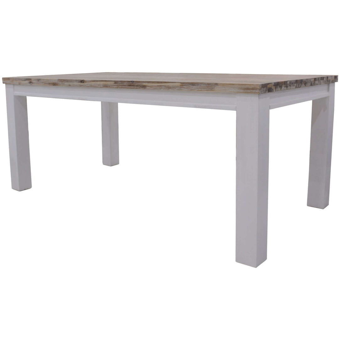 DSZ Product, feed-cond-new, feed-sl-DSZ Freight PayablePlumeria Dining Table 225cm Solid Acacia Wood Home Dinner Furniture -White Brush - Premium Furniture > Dining > Dining Tables from Divano ! Shop Online Buy Now at S & D's Value Store Family Business Best Customer ServiceDSZ Product, feed-cond-new, feed-sl-DSZ Freight Payable