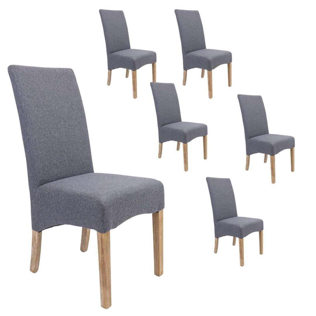 DSZ Product, feed-cond-new, feed-sl-DSZ Freight PayableJackson Dining Chair Set of 6 Fabric Seat Solid Pine Wood Furniture - Grey - Premium Furniture > Dining > Kitchen & Dining Chairs from Divano ! Shop Online Buy Now at S & D's Value Store Family Business Best Customer ServiceDSZ Product, feed-cond-new, feed-sl-DSZ Freight Payable